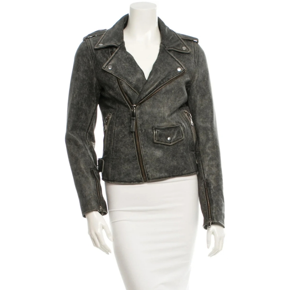 Lot78 Biker Leather Jacket